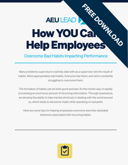 Download Infographic - Helping Employees With Bad Habits